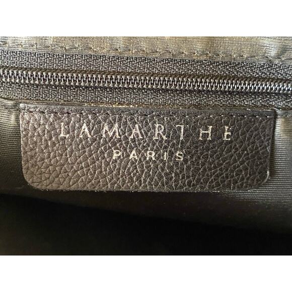 Lamarthe Paris vintage leather black crossbody bag - Picture 13 of 14